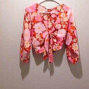 LUSH  crop  top in size S.